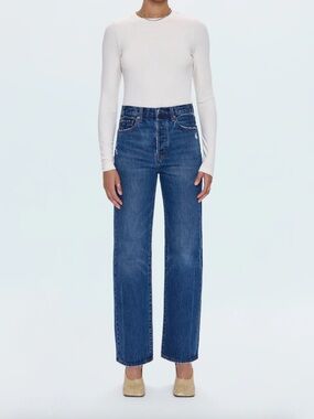 Pistola Cassie Super High Rise Straight Jeans